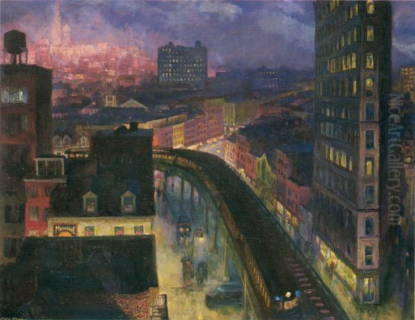 The City from Greenwich Village - view 1