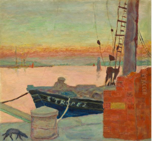 The Barge 'St. Tropez' in the Harbor of Cannes - view 1