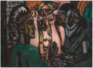 Christ in Limbo by Max Beckmann