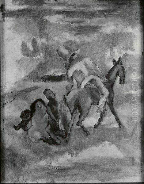 Reclining Girl (recto); Cuban Scene (verso) - view 1