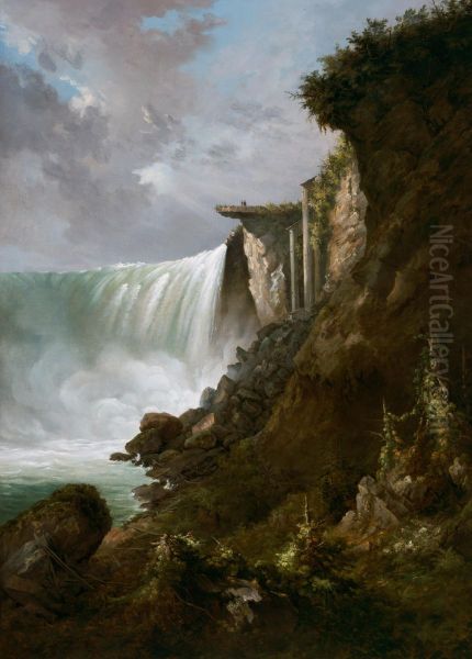 Horseshoe Falls from below the High Bank - view 1