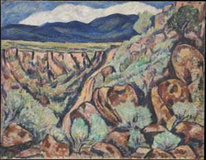 Landscape, New Mexico by Marsden Hartley
