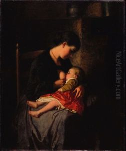 The Mother by Eastman Johnson