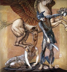 The Death of Medusa I by Edward Burne-Jones