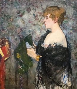 At the Milliner's (La Modiste) by Edouard Manet