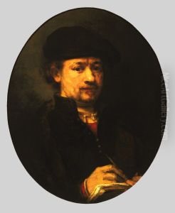 Portrait of Rembrandt Sketching