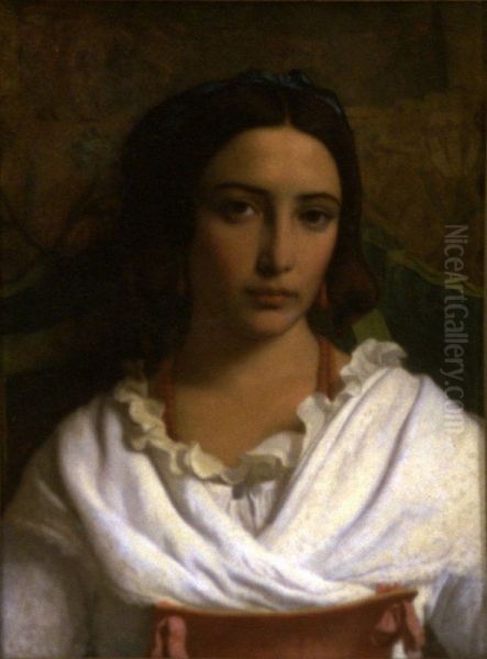 Italian peasant girl - view 1