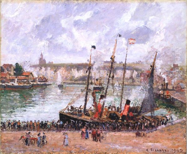 Harbor at Dieppe - view 1