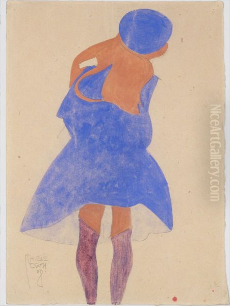 Standing Girl, Back View - view 1