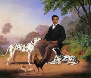 Sacramento Indian with Dogs.