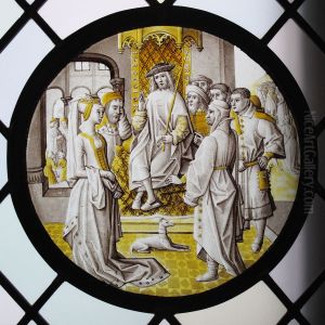 Roundel with Susanna In Judgement by Master of Affligem