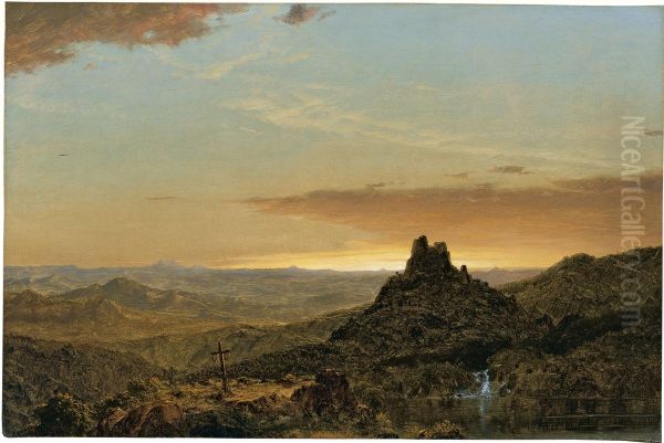 Kreuz in einer landlichen Landschaft - view 1