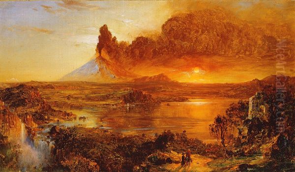 Eruption at Cotopaxi - view 1