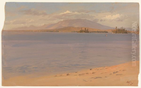 Mount Katahdin from Lake Millinocket - view 1