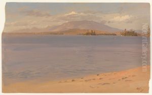 Mount Katahdin from Lake Millinocket by Frederic Edwin Church