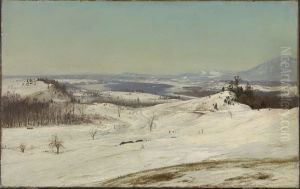 View from Olana in the Snow by Frederic Edwin Church