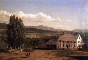 View in Pittsford, Vermont by Frederic Edwin Church