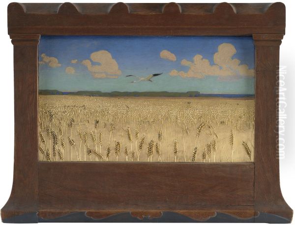 Dansk landskabEnglish:Danish landscape - view 1