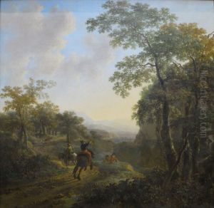 Italian Landscape with Horsemen by Jan Both