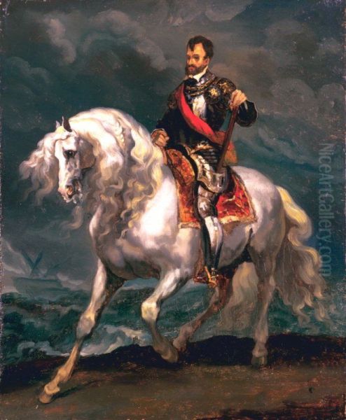 Equestrian portrait of Charles V - view 1
