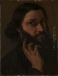 Autoportrait by Gustave Courbet