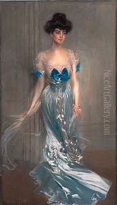Portrait of Mrs. Graham Fair Vanderbilt (nee Virginia Graham Fair) by Giovanni Boldini