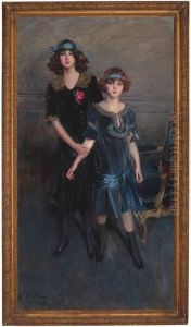 The Misses Muriel and Consuelo Vanderbilt by Giovanni Boldini
