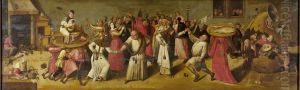 Battle between Carnival and Lent