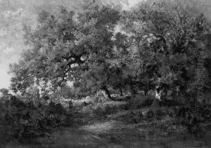 Landscape by Theodore Rousseau