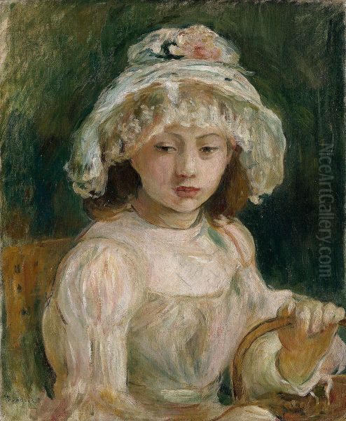 Young Girl with Hat - view 1