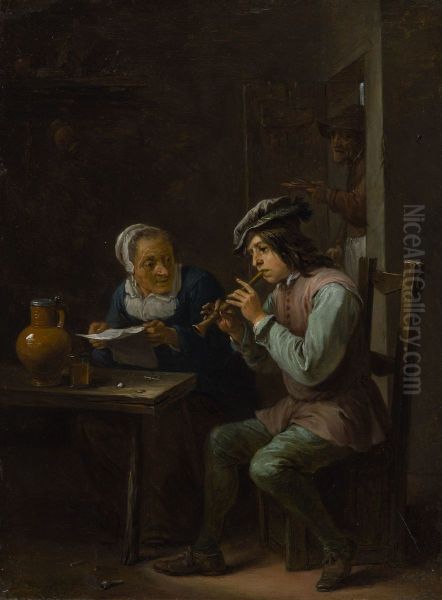 The Flageolet Player - view 1
