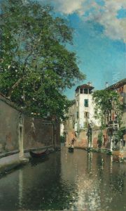 Canal in Venice by Martin Rico
