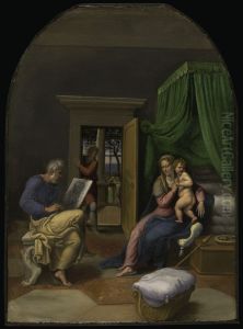 Saint Luke Drawing the Virgin and Christ Child