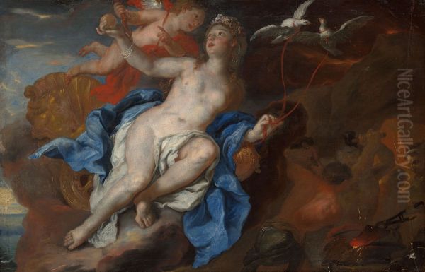 Venus and Cupid at the Forge of Vulcan - view 1
