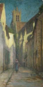Ruelle De Moret La Nuit by Karl Cartier