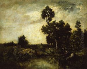 Landscape by Theodore Rousseau