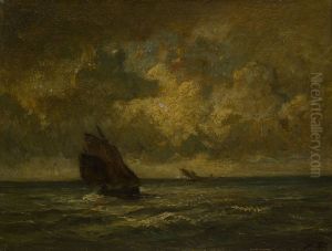 Two Boats in a Storm Two Boats in a Storm