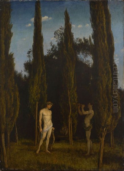 Apollo und Marsyas - view 1