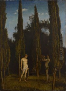 Apollo and Marsyas by Hans Thoma