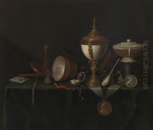 Still Life with Ostrich Egg Cup and the Whitfield Heirlooms