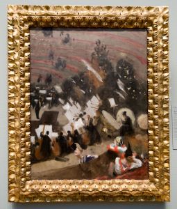 Rehearsal of the Pasdeloup Orchestra at the Cirque d'Hiver by John Singer Sargent