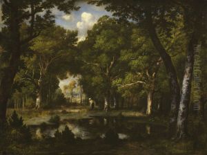 Pond in the Woods by Narcisse Virgilio Diaz