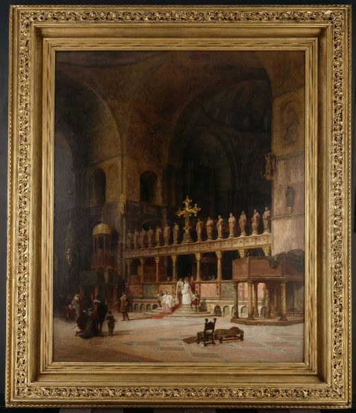 Interior of St. Mark's, Venice - view 1