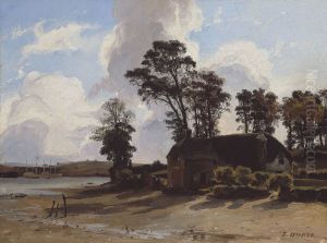 The Estuary Farm by Jules Dupre