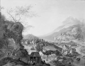 Mountain Scenery with River Mountain Scenery with River