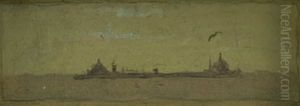 Small Study of an Island in the Venetian Laguna by Christen Kobke