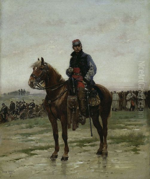 A Mounted Officer - view 1