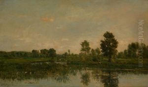 The Marsh by Charles-Francois Daubigny