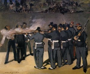 The Execution of Emperor Maximilian of Mexico by Edouard Manet