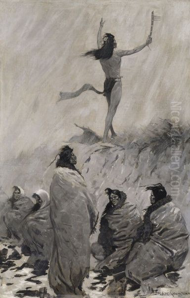 The Fire Eater Raised His Arms to the Thunder Bird - view 1